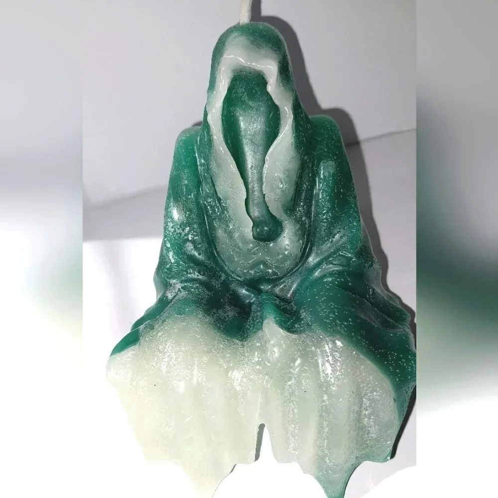Hand crafted limited edition Grim reaper candle